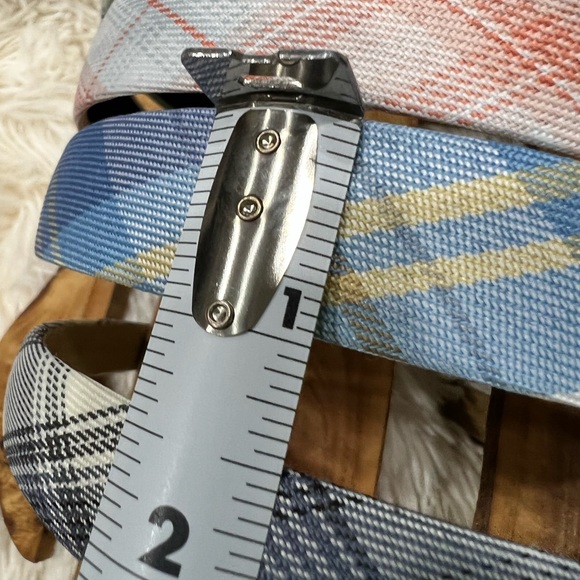 Plaid headbands blue 1inch. Set of four ( the ones you see in picture) - Picture 2 of 4